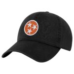 Tennessee Orange Baseball Cap with embroidered Tri-Star design, 100% cotton, and strapback closure – Tennessee Pride Cap for State Lovers