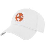 Tennessee Orange Baseball Cap with embroidered Tri-Star design, 100% cotton, and strapback closure – Tennessee Pride Cap for State Lovers