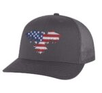 Red, white, and blue patriotic hat, ideal for 4th of July and outdoor activities"