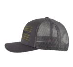 4."Embroidered AR-15 hat with modern flag design, perfect for gun rights advocates"