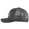 Classic USN Trucker Hat with embroidered gold anchor with rope logo and 'USN' text, breathable mesh back, and adjustable snapback cap