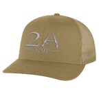 2A trucker hat with embroidered 1791, snapback mesh cap for Second Amendment supporters.