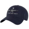 Come and Take It Hat - Embroidered AR-15 and Slogan - 2A Patriotic Baseball Cap