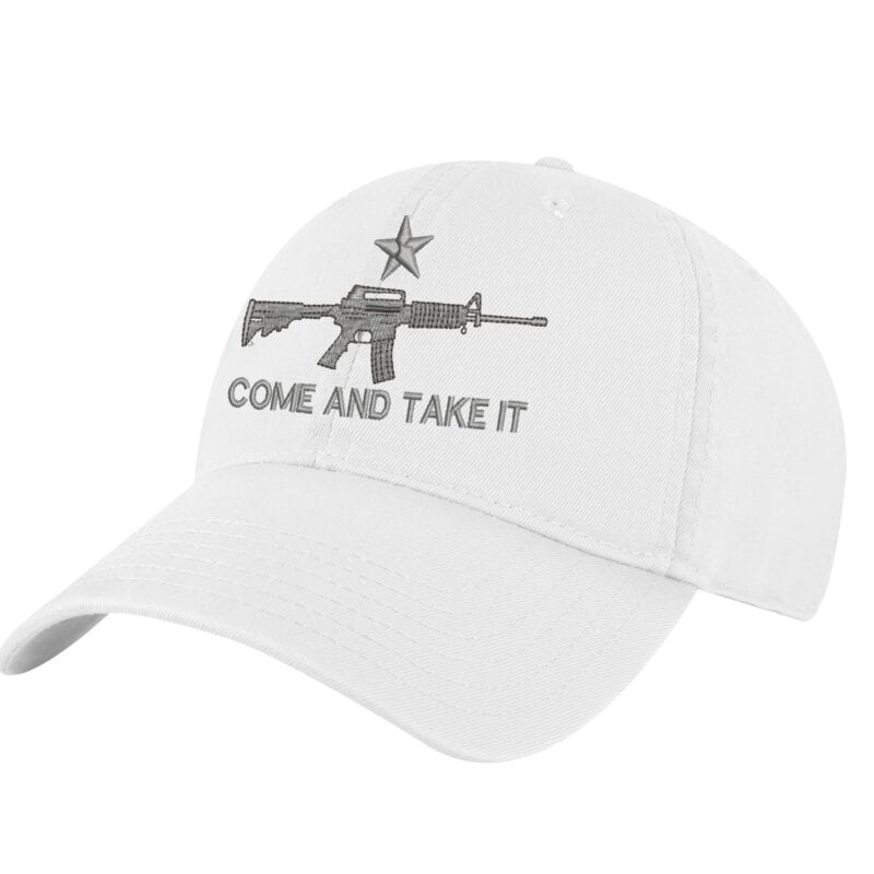 Come and Take It Hat - Embroidered AR-15 and Slogan - 2A Patriotic Baseball Cap