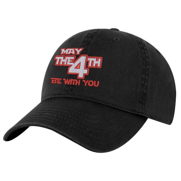 May the 4th Be With You Baseball Hat – 4th of July Dad Hat - Image 6