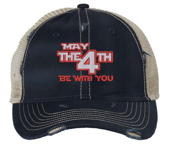Rugged Fourth of July Trucker Hat – May the 4th Be With You - Image 4