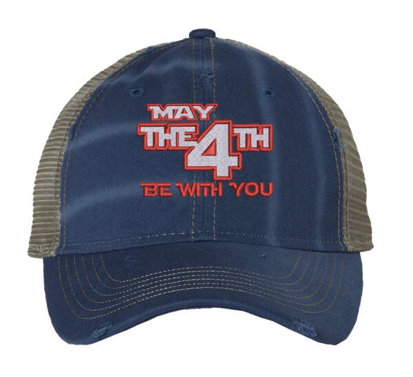 Rugged Fourth of July Trucker Hat – May the 4th Be With You - Image 2