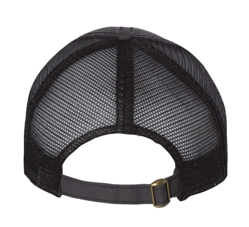 Vintage trucker baseball cap with breathable mesh and adjustable strap. Perfect for casual outdoor wear and sun protection.