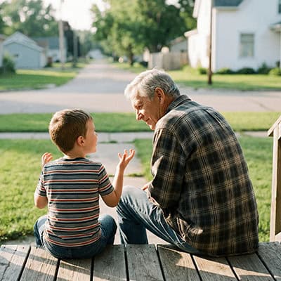 Grandson and Grandpa