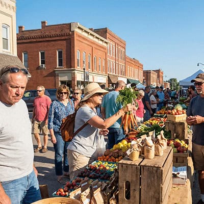Local farmers market