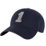 Baseball cap with "America" and stars logo, navy blue color.