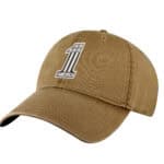 Cap with "America" logo and stars, casual style.