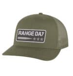 Range Day cap with military-inspired design, adjustable strap, and breathable mesh back. Perfect for.