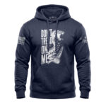 Don’t Tread on Me hoodie with printed rattlesnake patriotic design