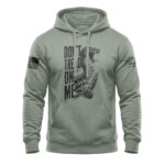 Don’t Tread on Me hoodie with printed rattlesnake patriotic design