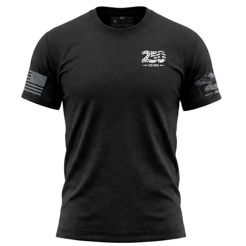 High-quality 250th anniversary patriotic T-shirt for men and women.