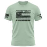Patriotic American flag T-shirt with "Everyday Patriot" text, perfect for national pride.