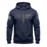 American flag hoodie with eagle emblem, casual men's sweatshirt for patriotic style.