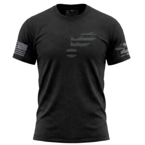 American Flag distressed graphic T-shirt for men and women.