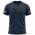 Patriotic eagle t-shirt with American flag design, perfect for USA pride.