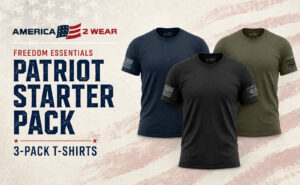 Patriot Starter Pack – 3-Pack T-Shirts