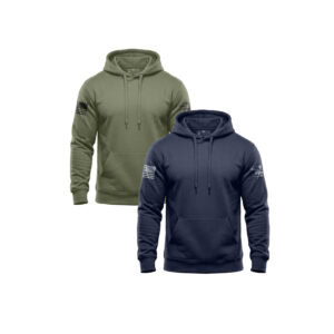 Patriotic hoodie bundle in Military Green and Navy from America 2 Wear