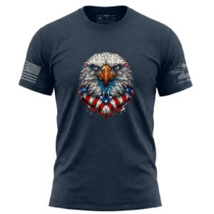 4th of July Bald Eagle T-Shirt – American Flag Patriotic Tee