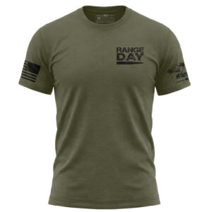 Minimalist Range Day T-Shirt – Patriotic Left Chest Tee