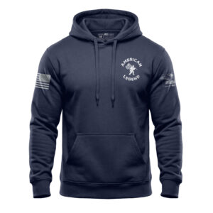 American Legend Bigfoot Hoodie – Minimalist Patriotic Fleece