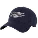 Navy baseball cap with Betsy Ross flag embroidery for patriotic style.