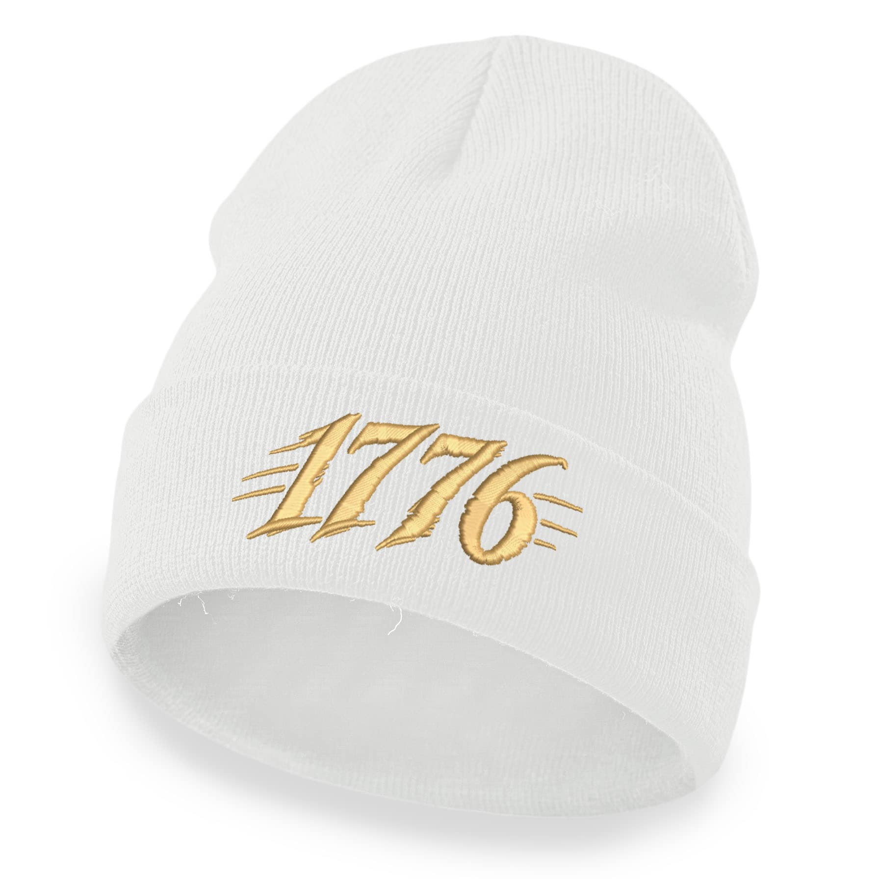 1776 Beanie – Embroidered Patriotic Cuffed Winter Hat - Image 10
