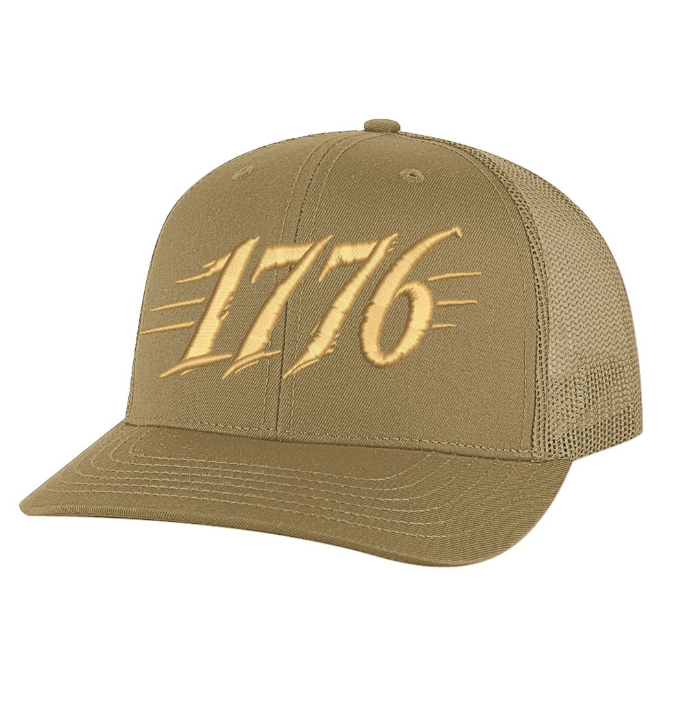 1776 Trucker Hat - Embroidered Patriotic Mesh Snapback - Image 10