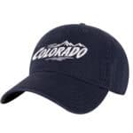 Colorado Mountain Hat with embroidered Colorado lettering and mountain peaks