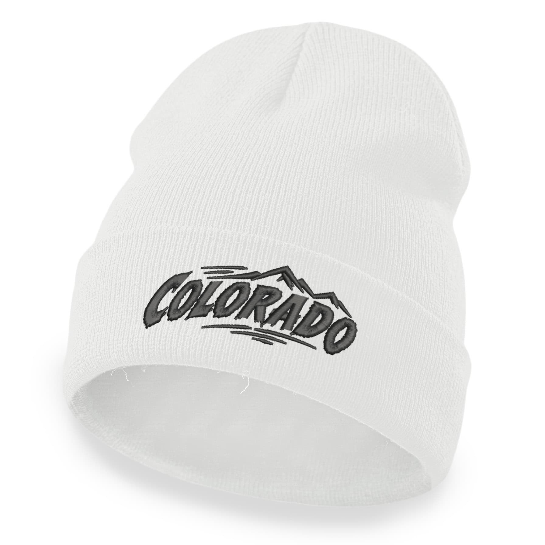 Colorado Beanie – Mountain Embroidered State Pride Winter Hat - Image 5