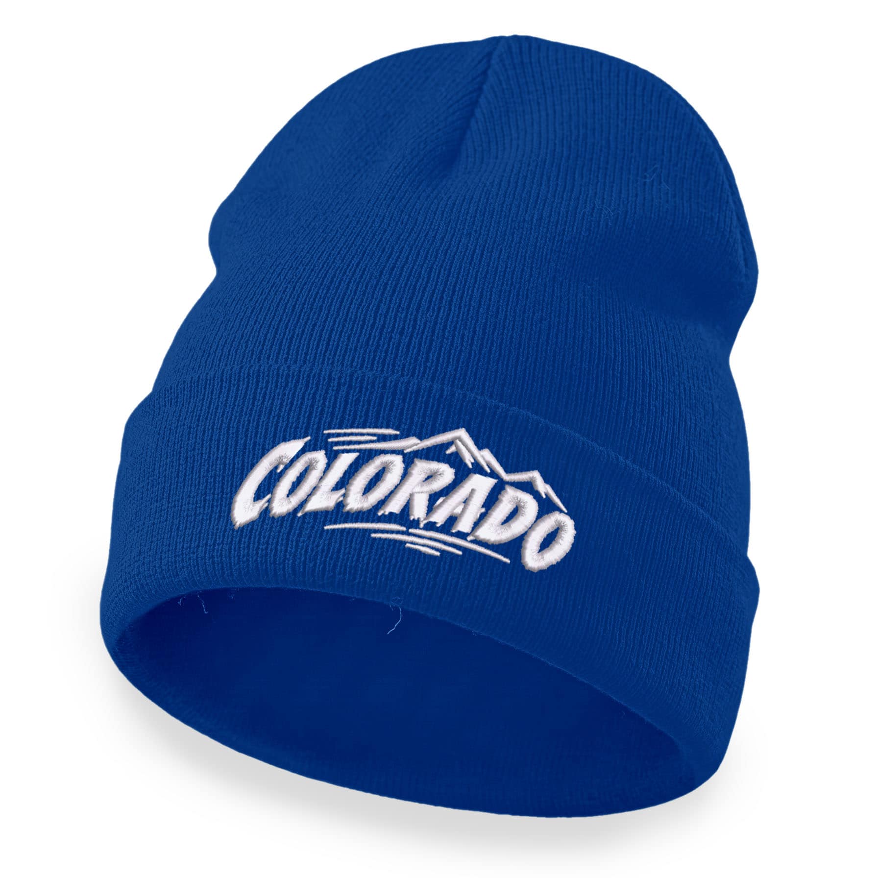 Colorado Beanie – Mountain Embroidered State Pride Winter Hat - Image 4