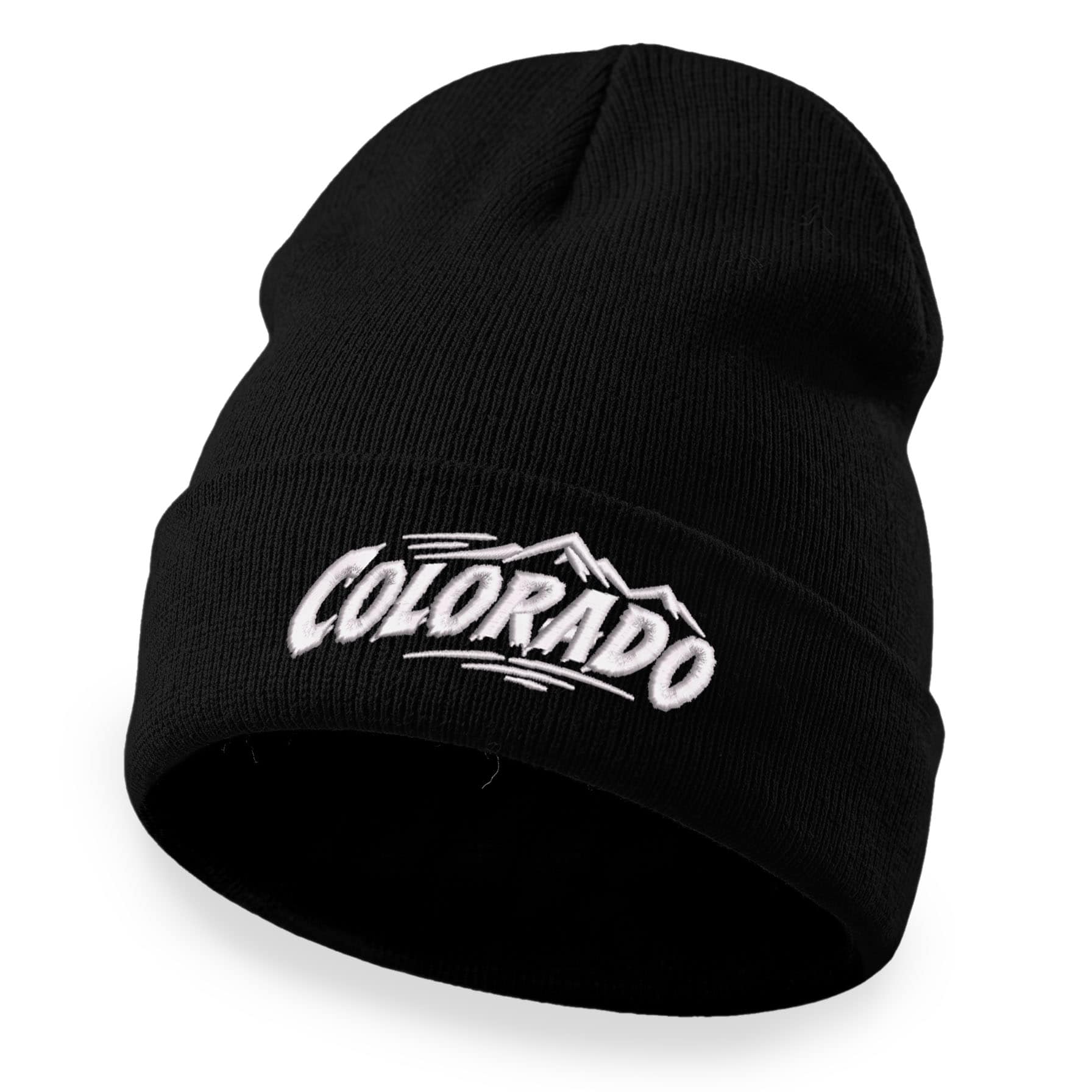 Colorado Beanie – Mountain Embroidered State Pride Winter Hat - Image 2