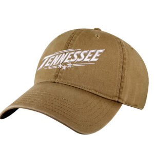 Tennessee Tri-Star Hat with embroidered Tennessee lettering and three-star design