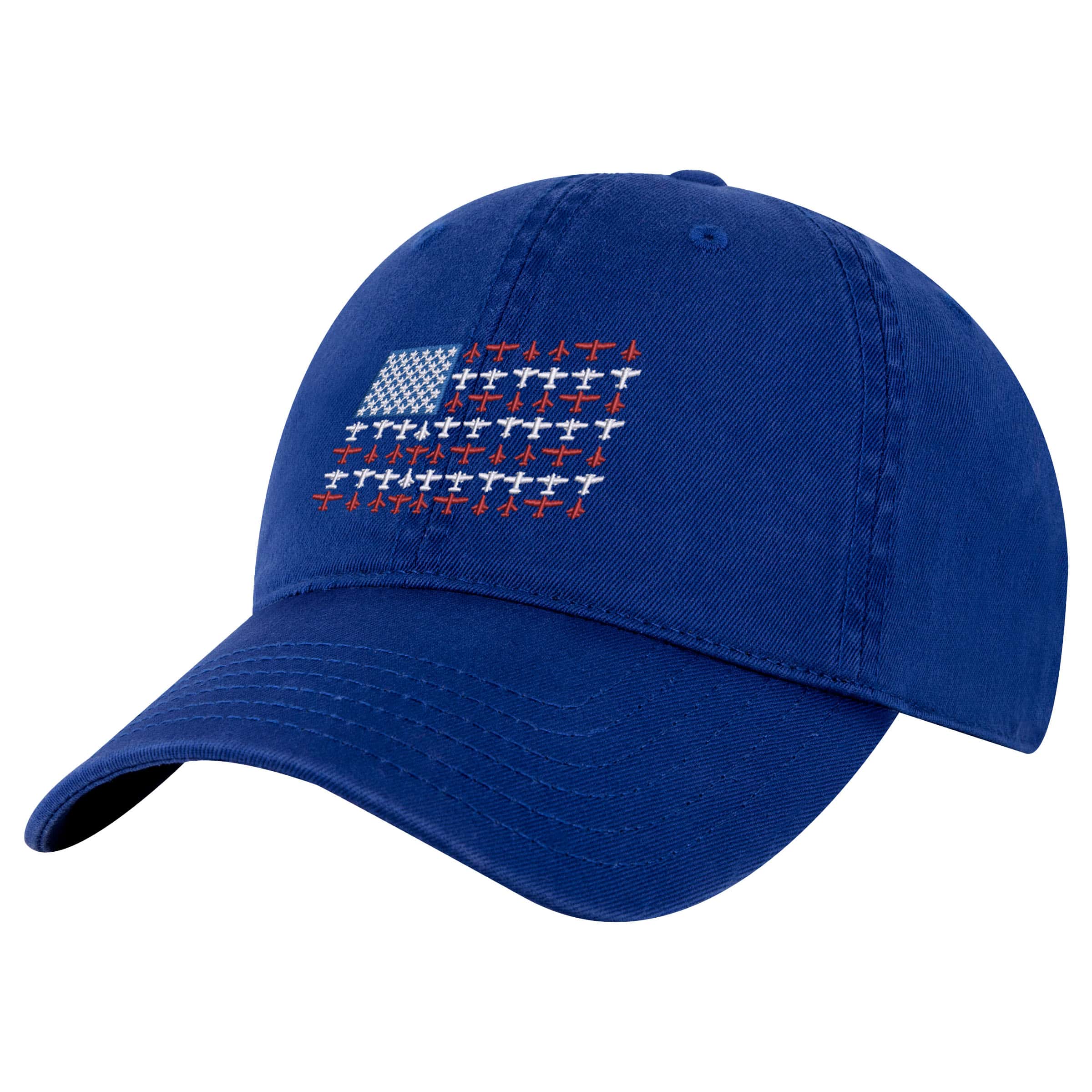 Aviation Baseball Hat – Embroidered Airplane Flag Pilot Cap - Image 3
