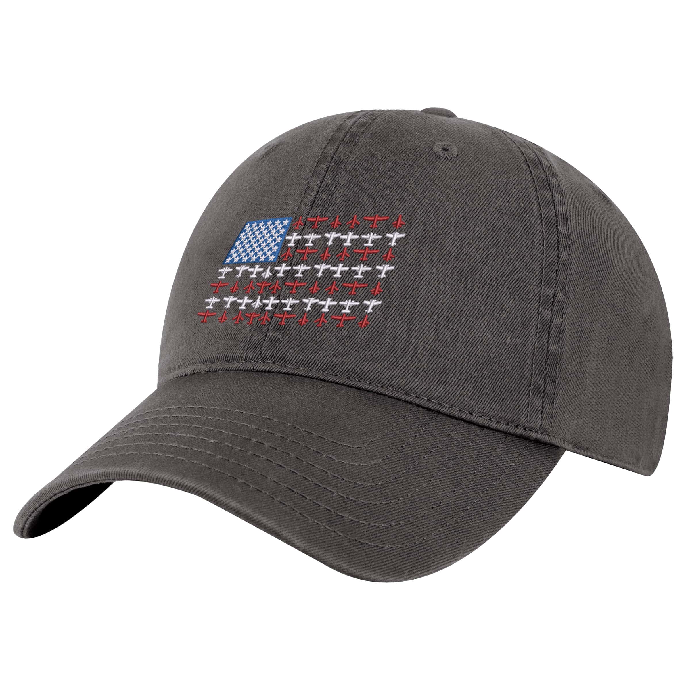 Aviation Baseball Hat – Embroidered Airplane Flag Pilot Cap - Image 4