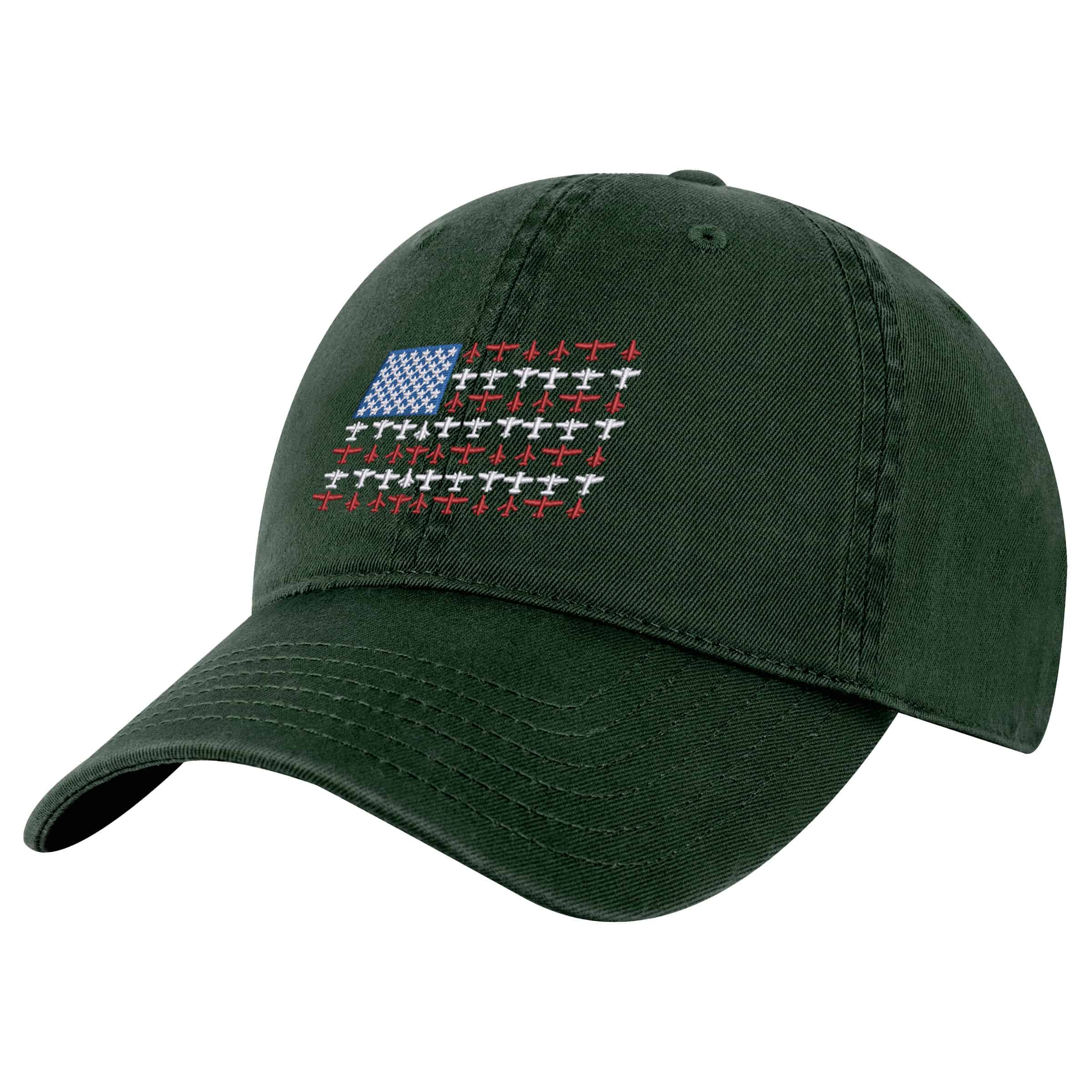 Aviation Baseball Hat – Embroidered Airplane Flag Pilot Cap - Image 7