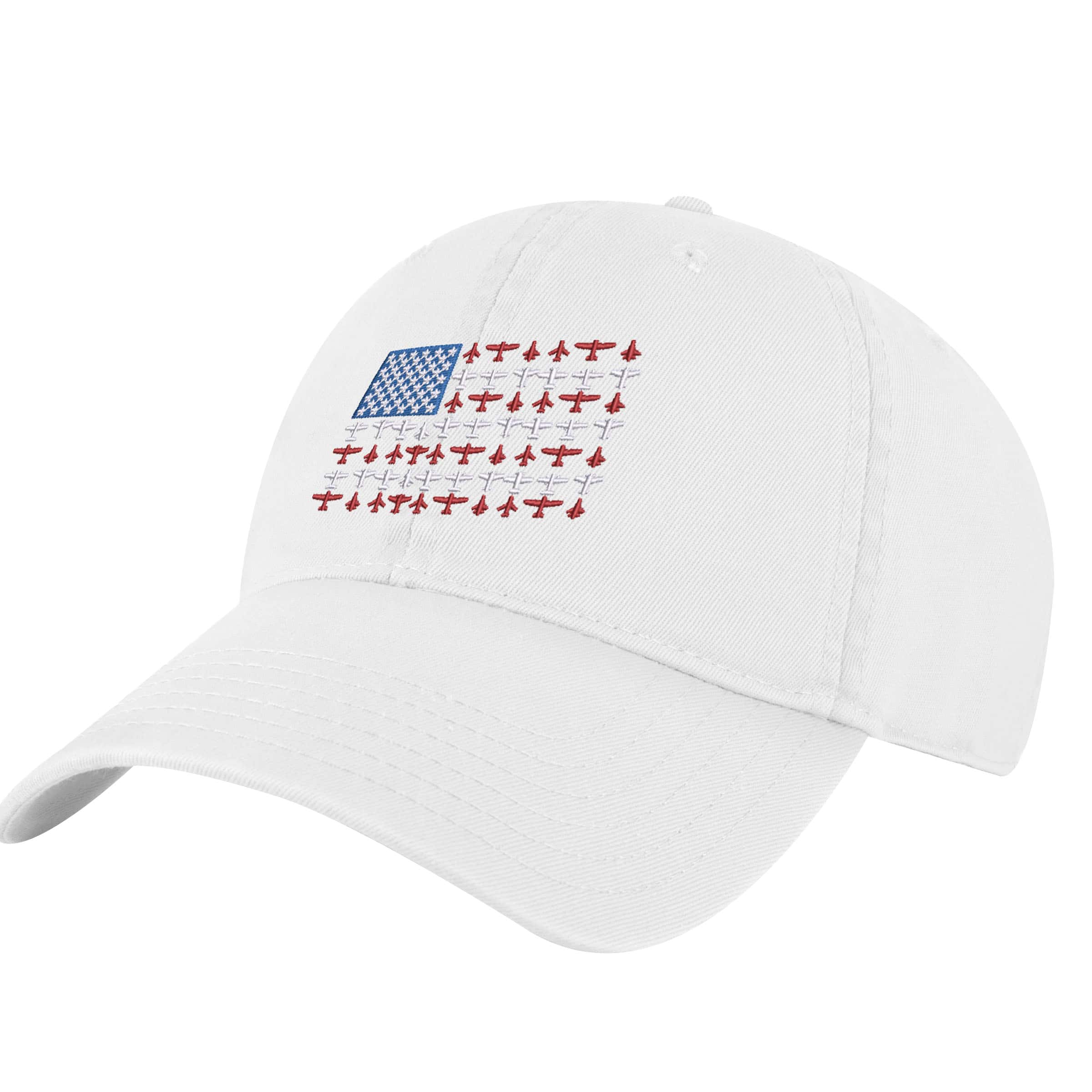 Aviation Baseball Hat – Embroidered Airplane Flag Pilot Cap - Image 8